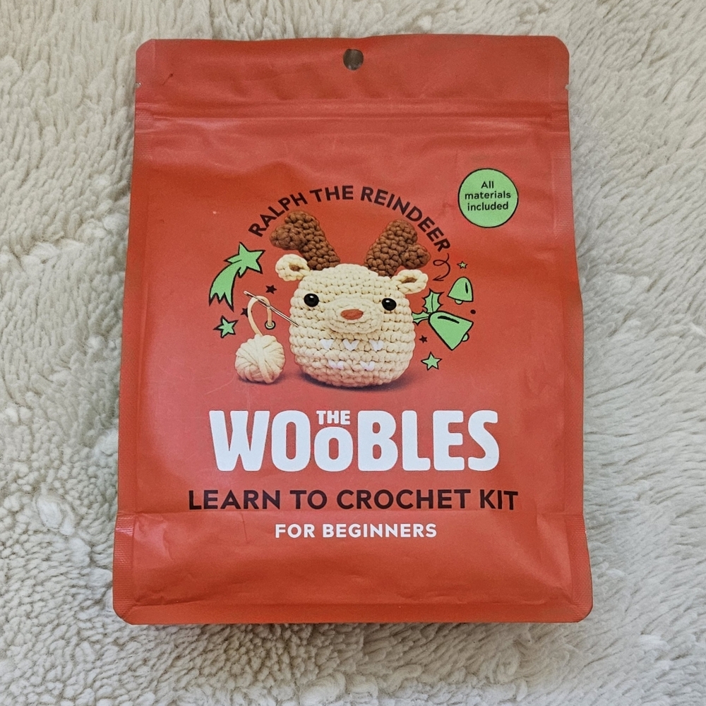 The Woobbles Crochet Kit: Ralph the Reindeer